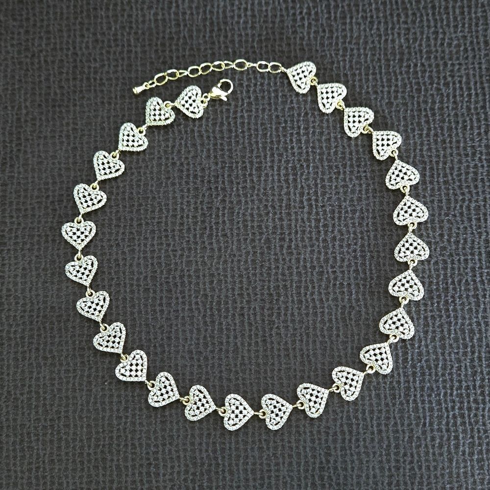 Gemelli👭 "Rebecca" Gold Hearts💛 Necklace - NWT - Picture 14 of 16